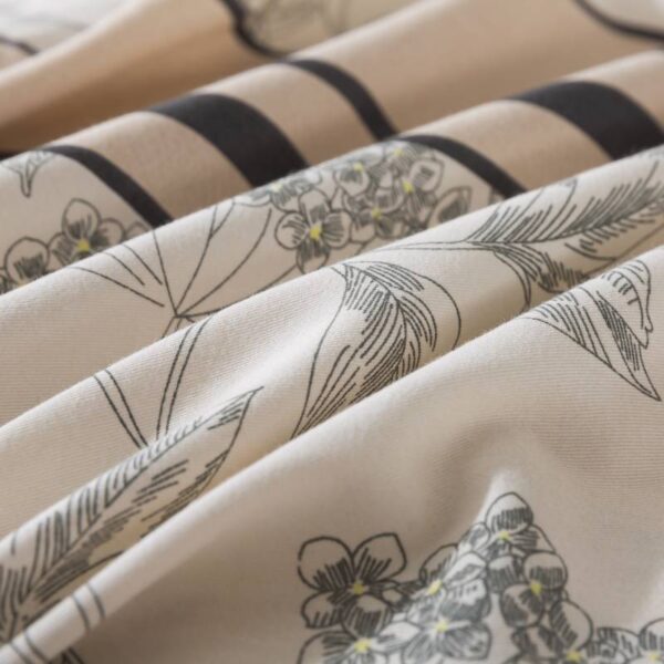 bedding sheet set milky white
