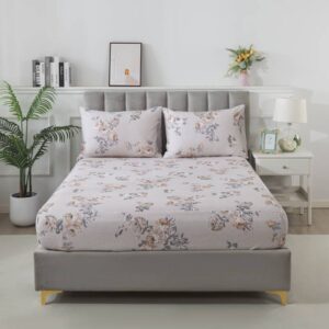import placeholder for bedding sheet set rose floral pattern 25443568