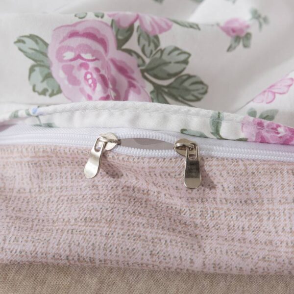 duvet cover set purple rose