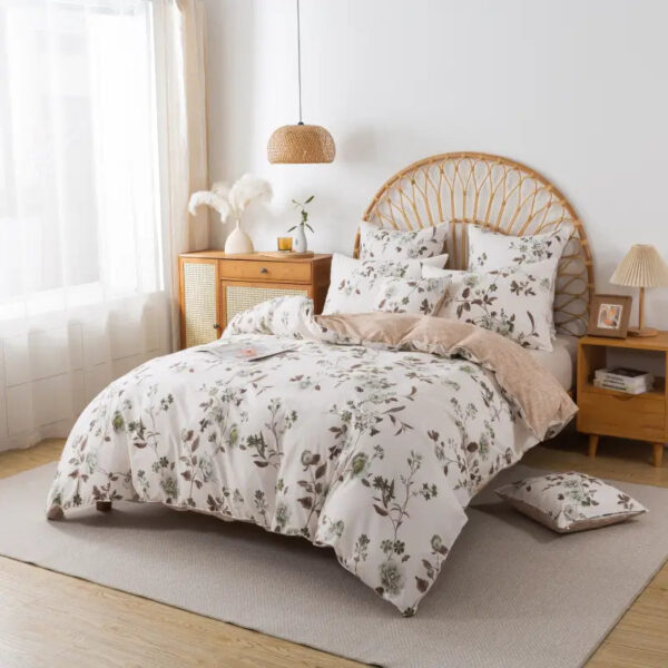 duvet cover set serene green