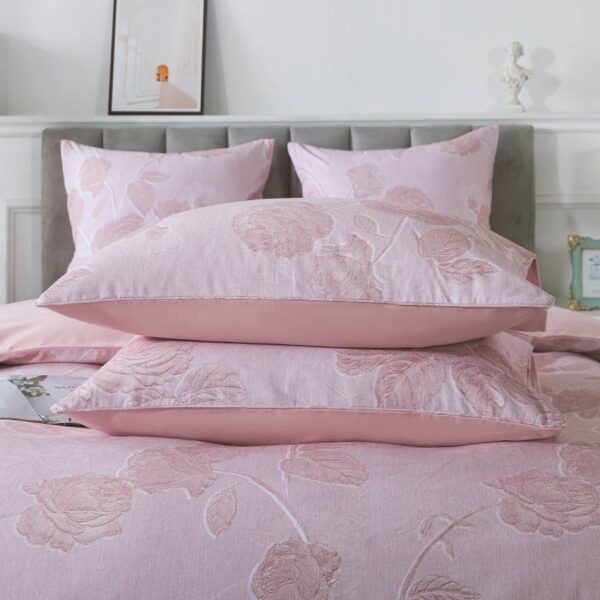 duvet cover set shabby rose