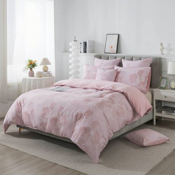 duvet cover set shabby rose