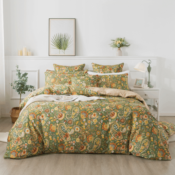 duvet cover set bohemian damask
