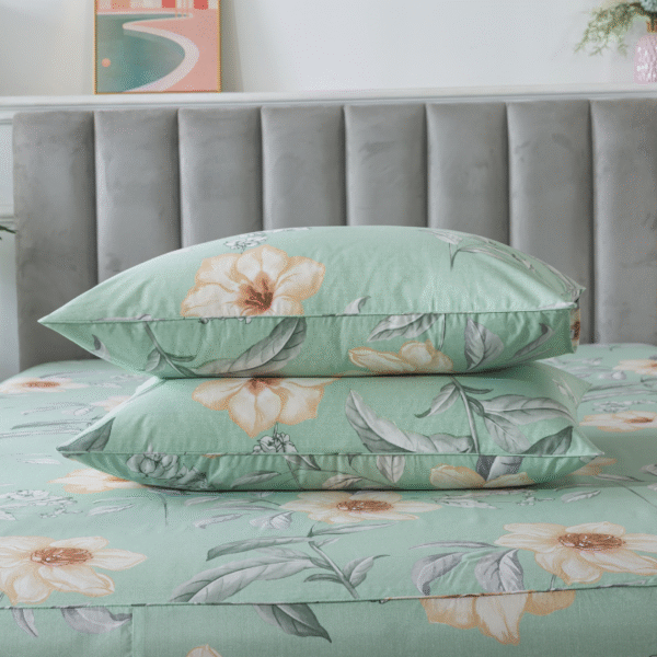 bedding sheet set magnolia flower